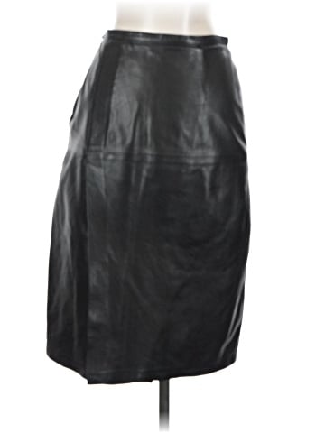 Agnes B. Faux Leather Skirt (view 2)