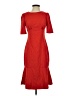 Lands' End Red Cocktail Dress Size 4 - photo 1