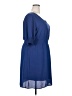 Octavia Solid Blue Casual Dress Size XXL - photo 4