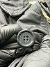 Burberry 100% Polyester Argyle Black Vintage Quilted Jacket Size M - photo 14
