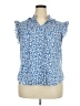 Shein Curve Blue Sleeveless Blouse Size 2X - photo 1