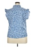 Shein Curve Blue Sleeveless Blouse Size 2X - photo 2