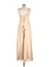 Unbranded 100% Polyester Tan Cocktail Dress Size 6 - photo 2