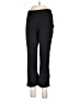 Ecru Solid Black Dress Pants Size L - photo 1