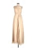 Unbranded 100% Polyester Tan Cocktail Dress Size 6 - photo 1
