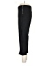 Ecru Solid Black Dress Pants Size L - photo 5
