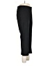 Ecru Solid Black Dress Pants Size L - photo 4