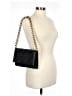Madison West 100% Leather Gray Black Leather Shoulder Bag One size - photo 2