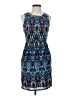 Japna 100% Polyester Print Blue Cocktail Dress Size S - photo 1