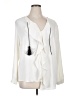 Chico's 100% Polyester Ivory Long Sleeve Blouse Size XL - photo 1