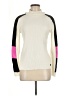 T by Talbots Color Block Ivory Turtleneck Sweater Size M - photo 1