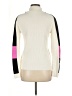 T by Talbots Color Block Ivory Turtleneck Sweater Size M - photo 2