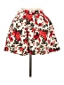 MSGM 100% Fiber Floral Red Casual Skirt Size EU (IT) 42 / US 6 - photo 1