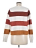 Pinque Stripes White Pullover Sweater Size M - photo 2