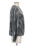 Alfani Silver Long Sleeve Blouse Size S - photo 4