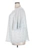 Ava & Viv 100% Polyester Silver Blue 3/4 Sleeve Blouse Size 2X - photo 5