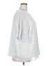 Ava & Viv 100% Polyester Silver Blue 3/4 Sleeve Blouse Size 2X - photo 4