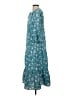 Assorted Brands 100% Polyester Paisley Teal Casual Dress Size S - photo 5
