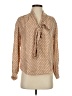 Joie Tan Long Sleeve Blouse Size XS - photo 1