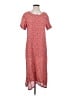 Sacred Threads 100% Rayon Red Casual Dress Size S - photo 1