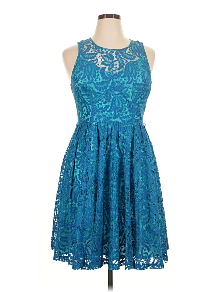 Pre-owned Plenty By Tracy Reese Cocktail Dress In Blue