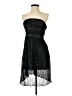 Express 100% Polyester Stars Black Cocktail Dress Size 2 - photo 1