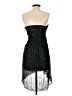 Express 100% Polyester Stars Black Cocktail Dress Size 2 - photo 2