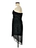 Express 100% Polyester Stars Black Cocktail Dress Size 2 - photo 5