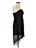 Express 100% Polyester Stars Black Cocktail Dress Size 2 - photo 4