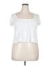 No Boundaries White Short Sleeve Top Size 20 - photo 1
