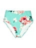 Cupshe Floral Teal Swimsuit Bottoms Size M - photo 1