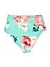 Cupshe Floral Teal Swimsuit Bottoms Size M - photo 2