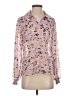 CAbi 100% Polyester Floral Pink Long Sleeve Blouse Size XS - photo 1