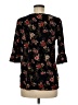 Downeast Black 3/4 Sleeve Blouse Size M - photo 2