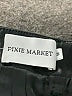 Pixie Market 100% Polyurethane Black Faux Leather Skirt Size M - photo 3