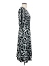 Chico's Animal Print Gray Casual Dress Size Sm (0) - photo 4