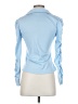 Shein Blue Long Sleeve Blouse Size S - photo 2