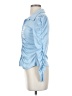 Shein Blue Long Sleeve Blouse Size S - photo 5