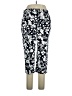 Chaps Print Black Casual Pants Size 14 - photo 1
