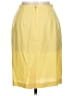 Jaclyn Smith Solid Yellow Formal Skirt Size 10 - photo 2