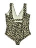 Old Navy Animal Print Gold One Piece Swimsuit Size 2X (estimated) - photo 2