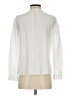 Ann Taylor LOFT 100% Cotton White Long Sleeve Blouse Size XXS - photo 2