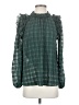 Entro Green Long Sleeve Blouse Size S - photo 1