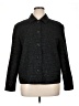 Briggs New York 100% Polyester Tweed Black Jacket Size 1X - photo 1