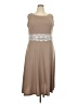Jessica Howard Tan Cocktail Dress Size 20 - photo 1