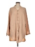 Flawless Tan 3/4 Sleeve Button-Down Shirt Size M - photo 1