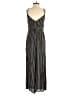 Blue Rain 100% Rayon Stripes Gold Jumpsuit Size XS - photo 2