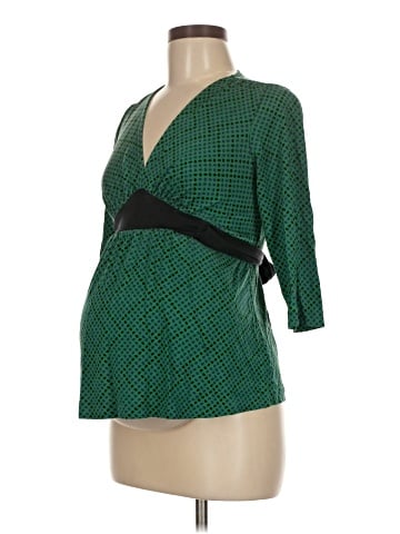 Diane von Furstenberg 3/4 Sleeve Silk Top (view 1)
