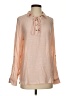 Staccato Tan Long Sleeve Blouse Size S - photo 1