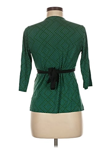 Diane von Furstenberg 3/4 Sleeve Silk Top (view 2)